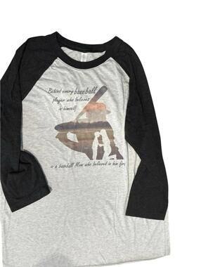 Next level Mom/Son Baseball 3/4 Sleeve Shirt Size Large